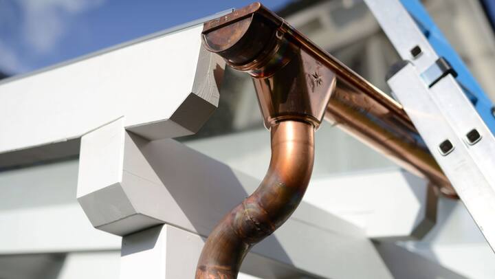 Make your property stand out with copper gutters. Contact for gutter installation in Fayetteville